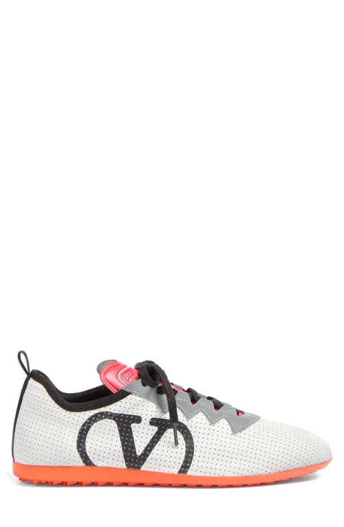Valentino Garavani Chromation Perforated Sneaker