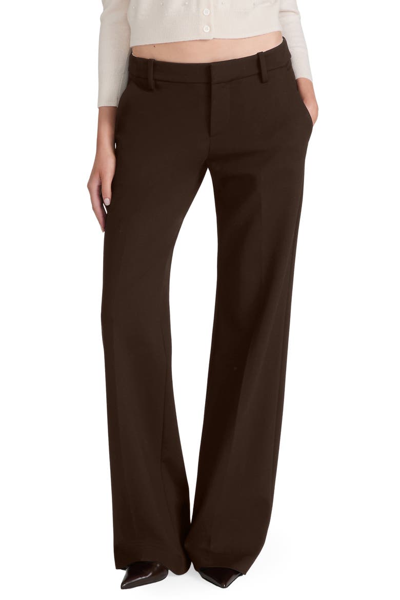 The Low Trouser Wide Leg Pants, Main, color, AMERICANO