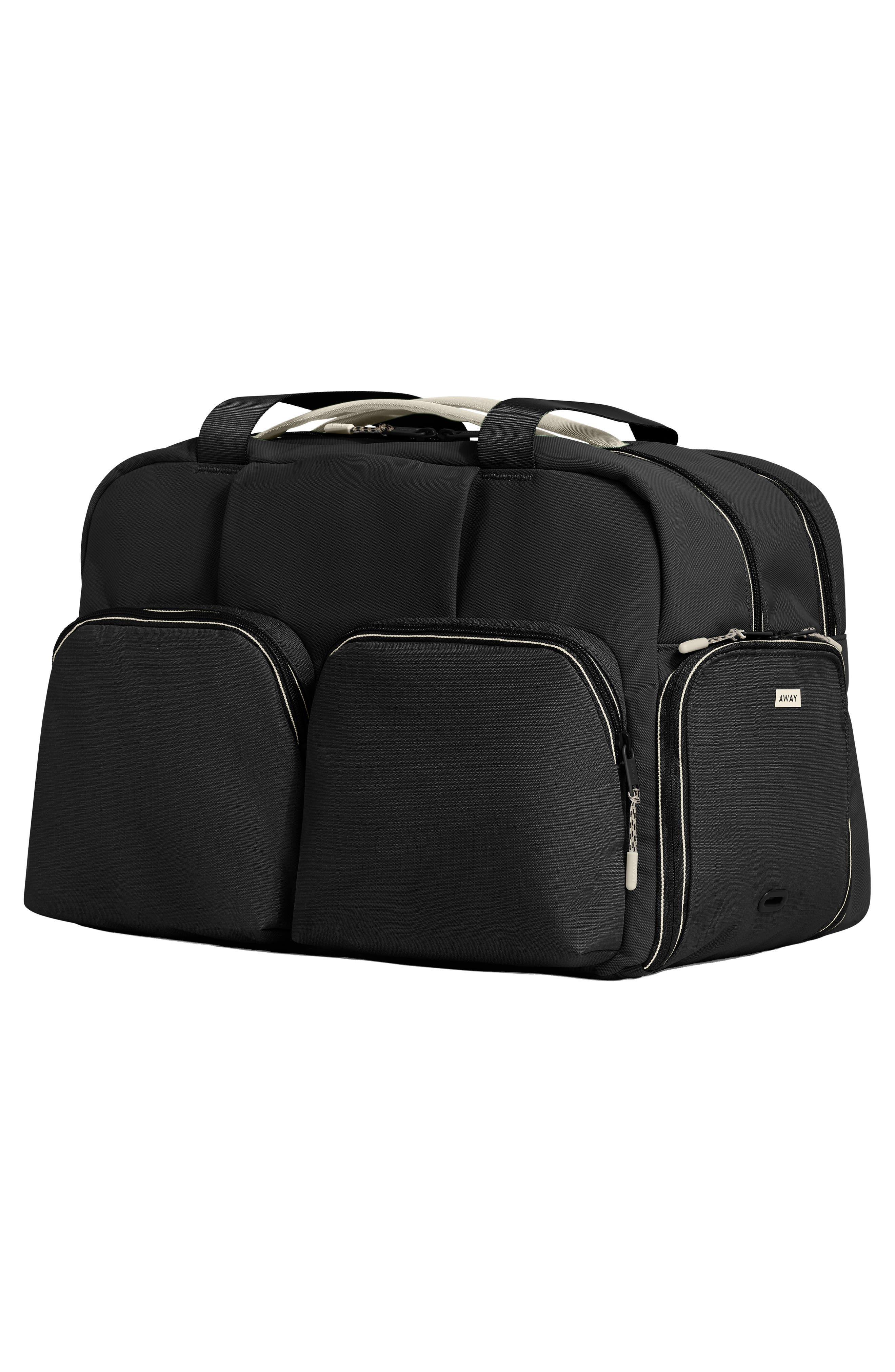 Away The Gym Duffle Bag, Alternate, color, Jet Black