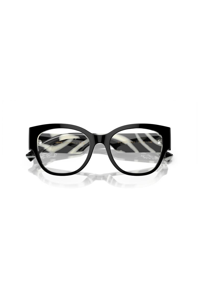 51mm Butterfly optical glasses, Alternate, color, Black