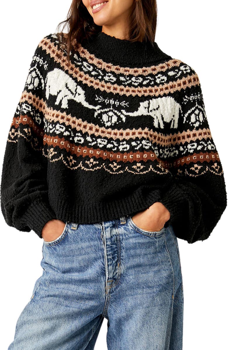 Free People Nellie Fair Isle Sweater, Main, color,