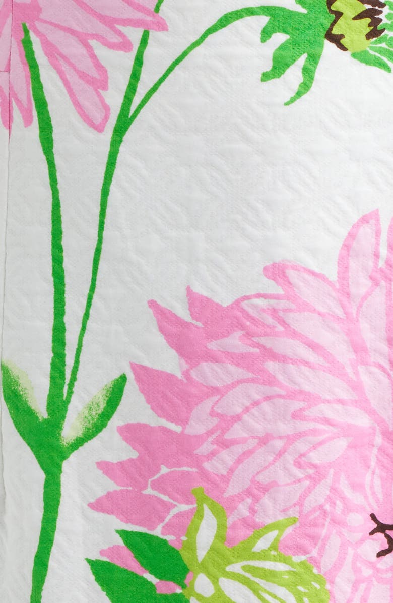 Lilly Pulitzer<sup>®</sup> Elyse Floral Print Strapless Dress, Alternate, color, Resort White Maryan