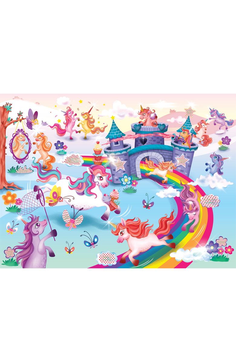 Chalk & Chuckles Unicorn puzzle, Alternate, color, NO COLOR