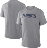 FANATICS Men's Fanatics Heather Gray New England Patriots Pass Rush Tri-Blend T-Shirt