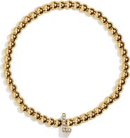 BaubleBar Pisa Pavé Initial Bracelet