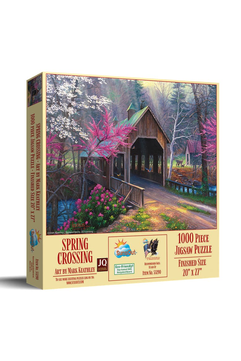 Spring Crossing 1000 piece Jigsaw Puzzle for Adults, Main, color, Multicolor