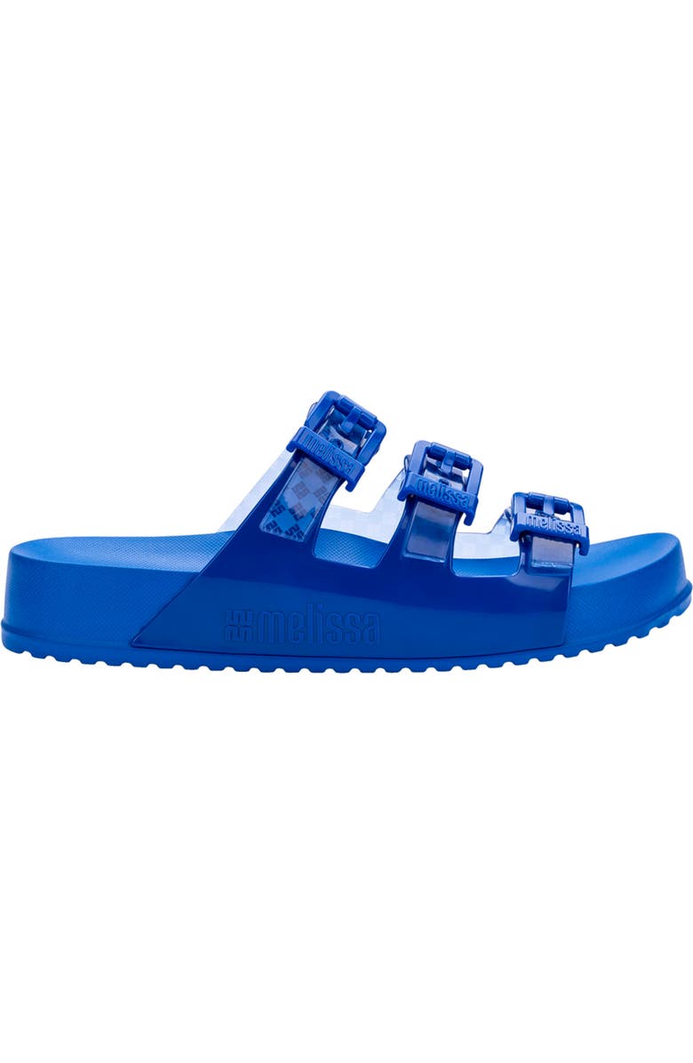 Melissa Cozy Stripes Platform Slide Sandal, Alternate, color, Blue