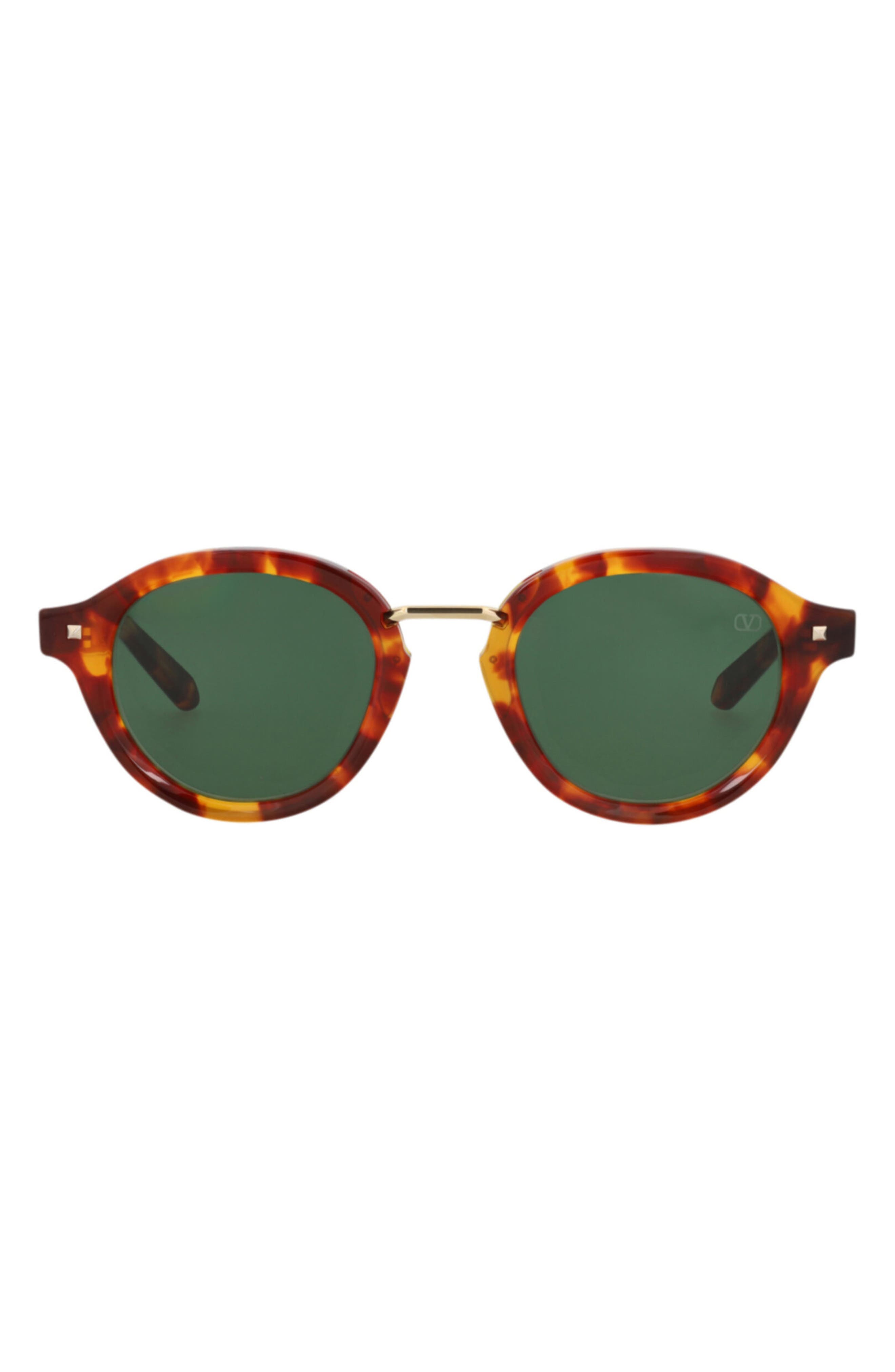 Valentino 46mm Round Sunglasses