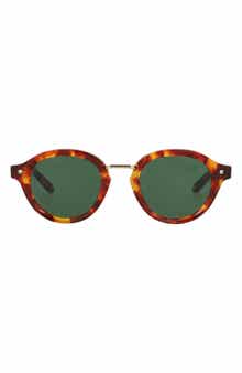 Valentino 46mm Round Sunglasses