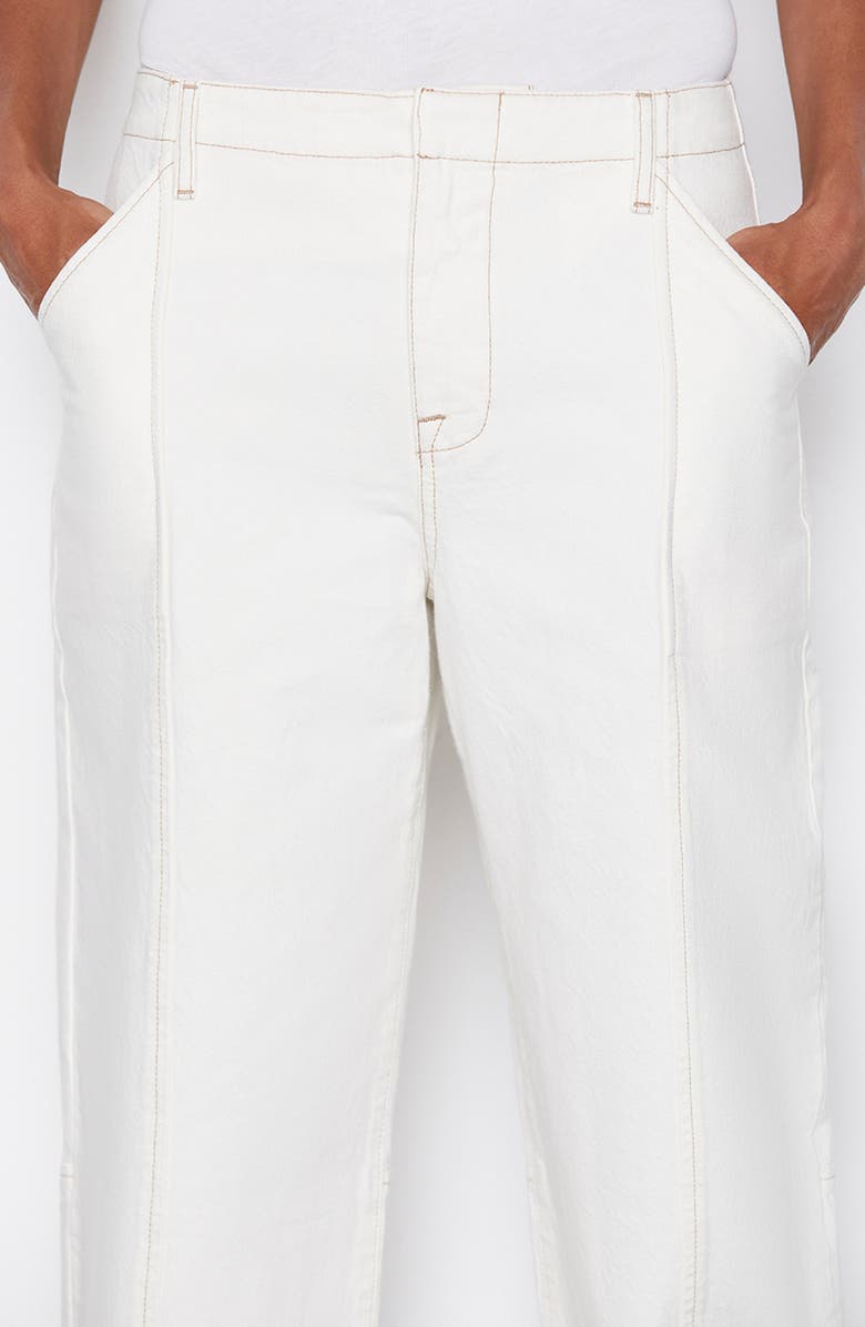 FRAME High Waist Relaxed Cotton Pants, Alternate, color, 