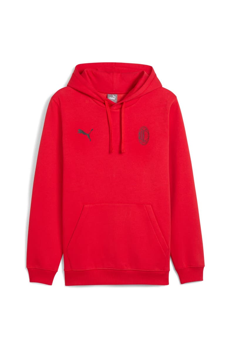 PUMA Men's Puma Red AC Milan 2025/26 ftblESS Pullover Hoodie, Alternate, color, Red