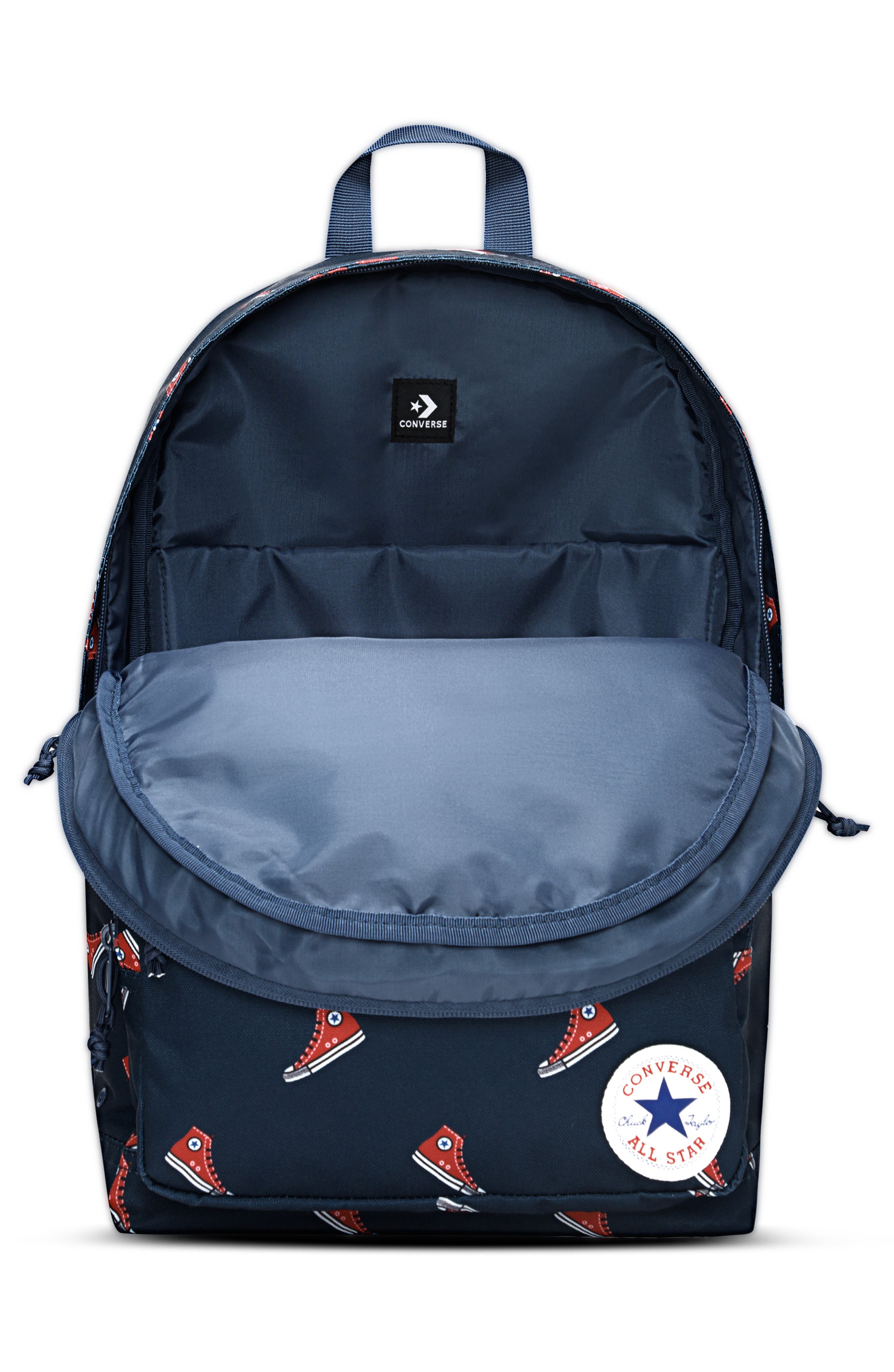 Converse Go 2 Backpack, Alternate, color, Converse Navy/ Converse Red
