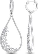 DELMAR Dew Lab Grown Moissanite Drop Earrings