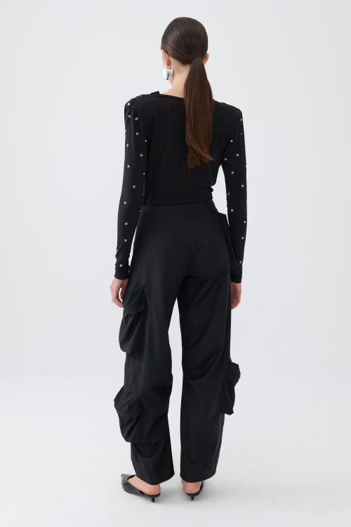 NOCTURNE NOCTURNE PANTS WITH CARGO POCKETS 