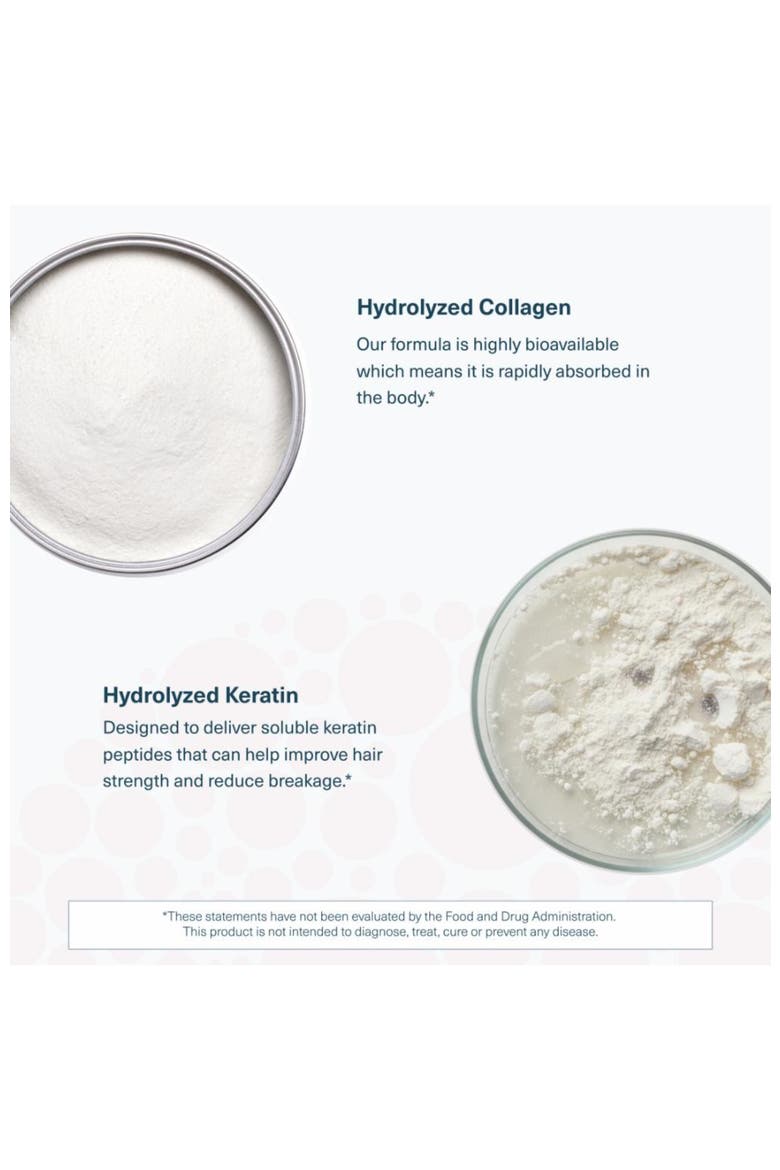 Hair Collagen Keratin Strength Support Supplement Tablets 120 tablets, Alternate, color, None