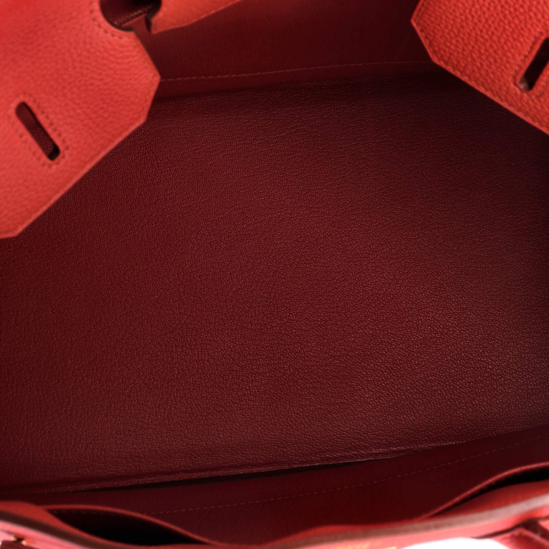 Birkin Handbag Red Togo with Gold Hardware 35, Alternate, color, Red