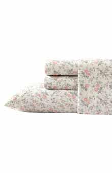 Laura Ashley Rosalie Cotton Flannel Sheet Set