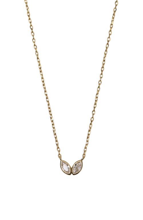 Argento Vivo Cubic Zirconia Double Bezel Pendant Necklace