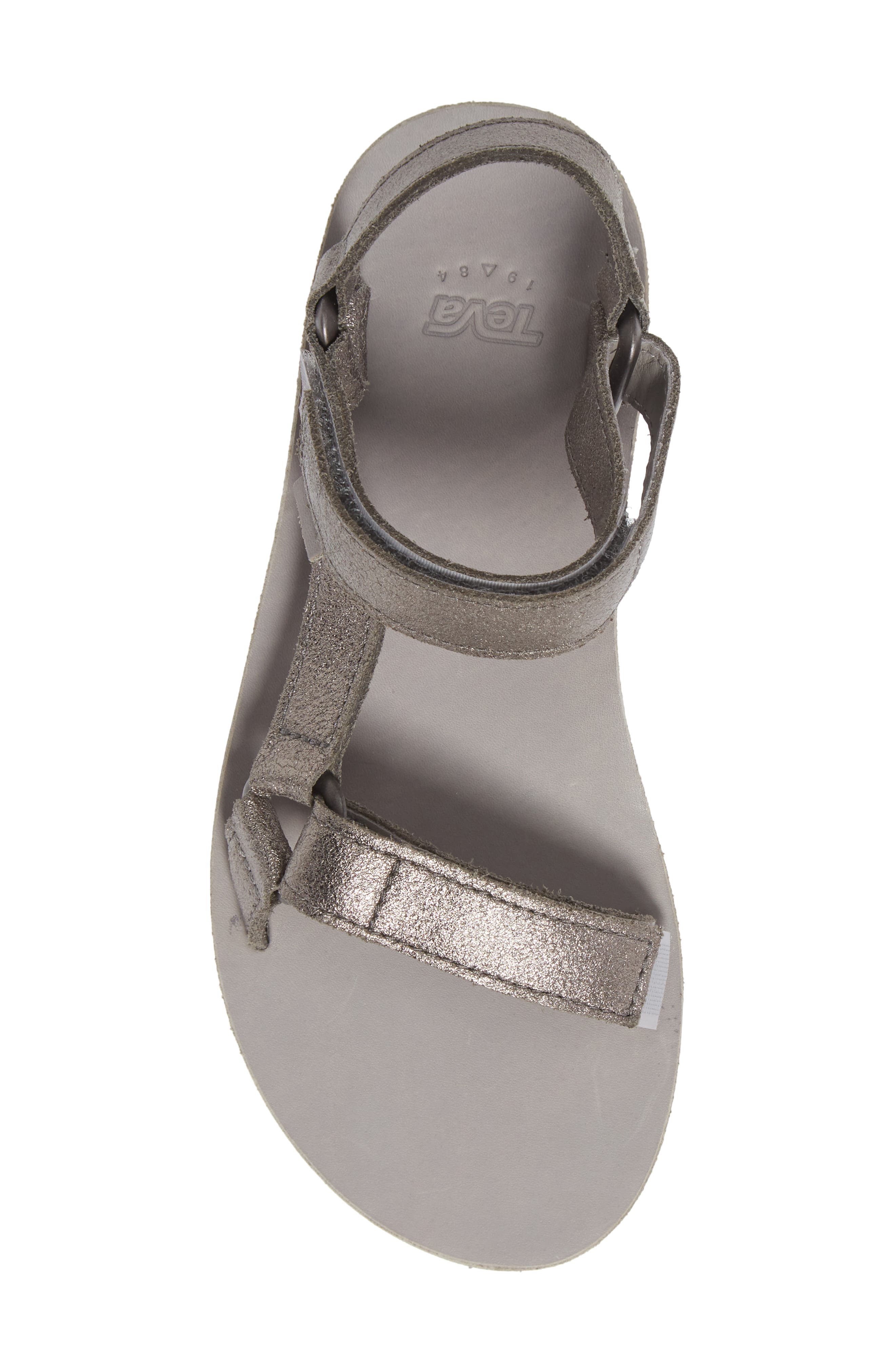 Teva Metallic Universal Leather Sandal, Alternate, color, 