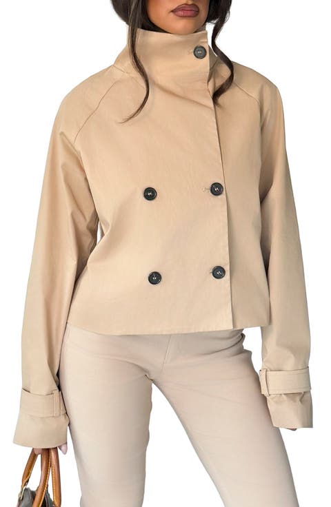 Ashleigh Cropped Trench Jacket
