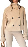Tiger Mist Ashleigh Cropped Trench Jacket