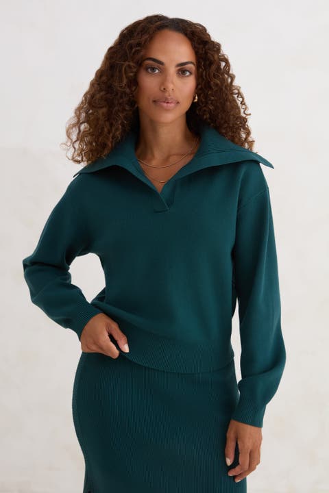 The Wide Collar Sweater