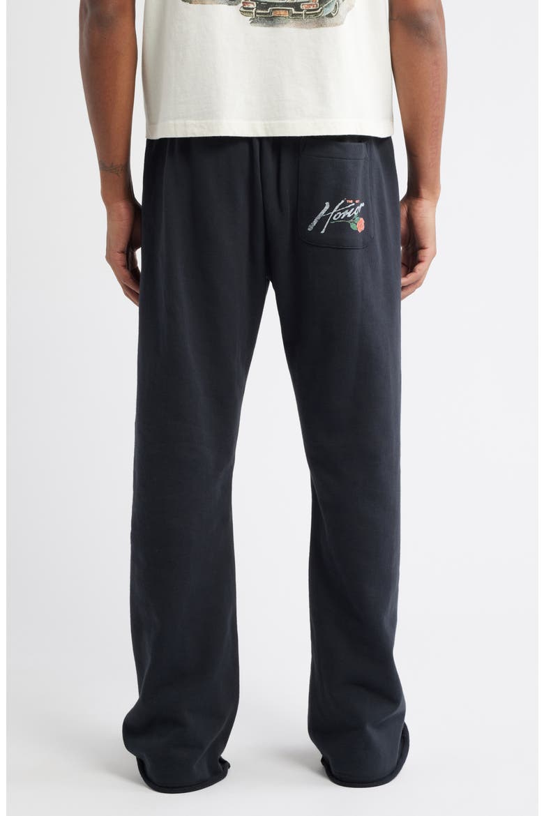 Honor Rose Sweatpants, Alternate, color, BLACK