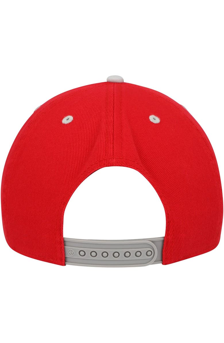 '47 Men's '47 Scarlet Ohio State Buckeyes Double Header Hitch Adjustable Hat, Alternate, color, Scarlet