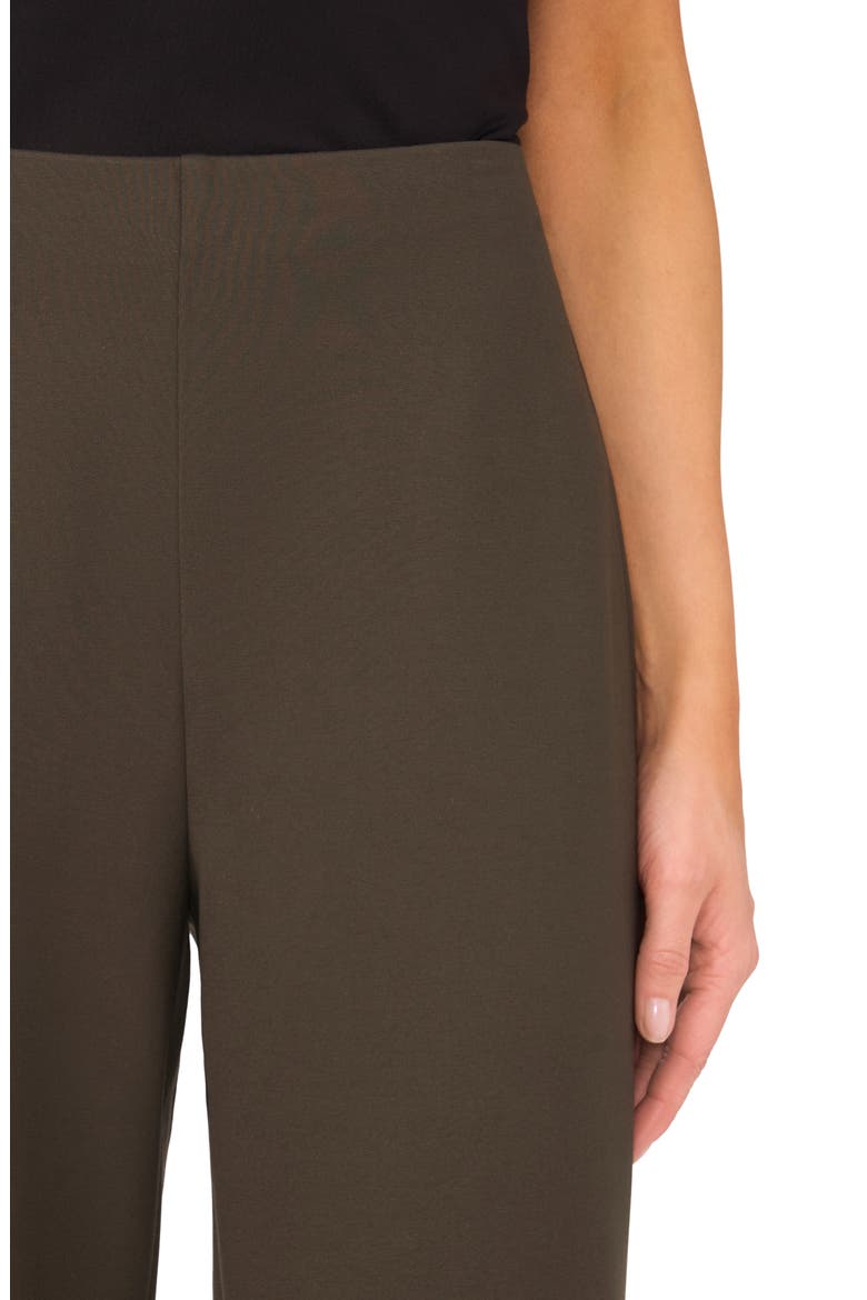 Ponte Straight Leg Pants, Alternate, color, LUXE OLIVE
