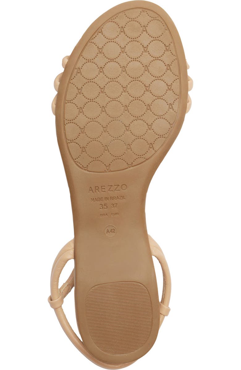 Arezzo Camila Ankle Strap Sandal, Alternate, color, True Sand Leather