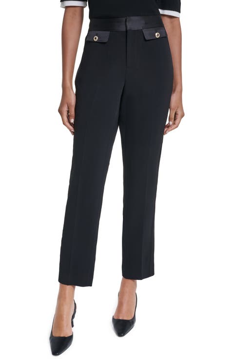 Straight Leg Trousers