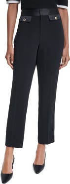 KARL LAGERFELD PARIS Straight Leg Trousers