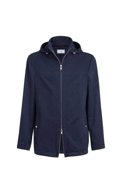 Cashmere biker jacket