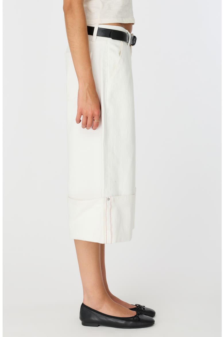 Roxie Cuffed Selvedge Jort Shorts, Alternate, color, CLOUD