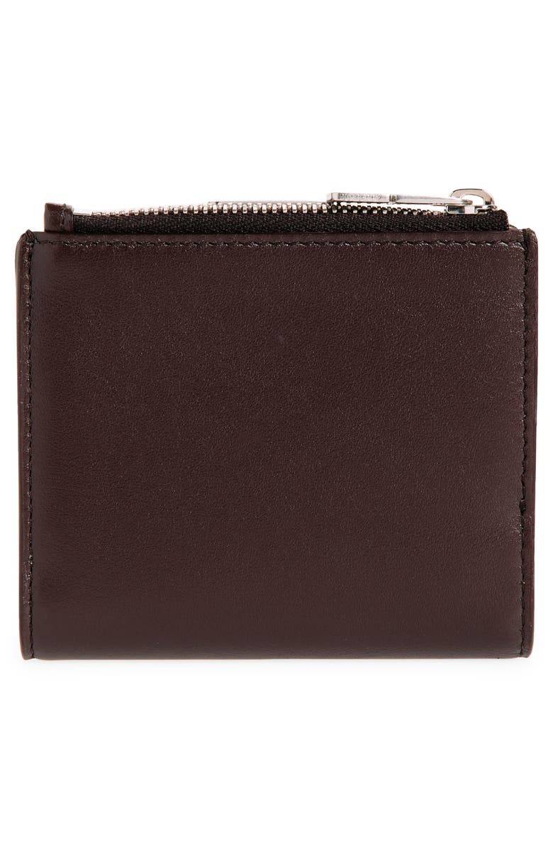 Burberry Pop Check Zip Wallet, Alternate, color, Peat/ Sand