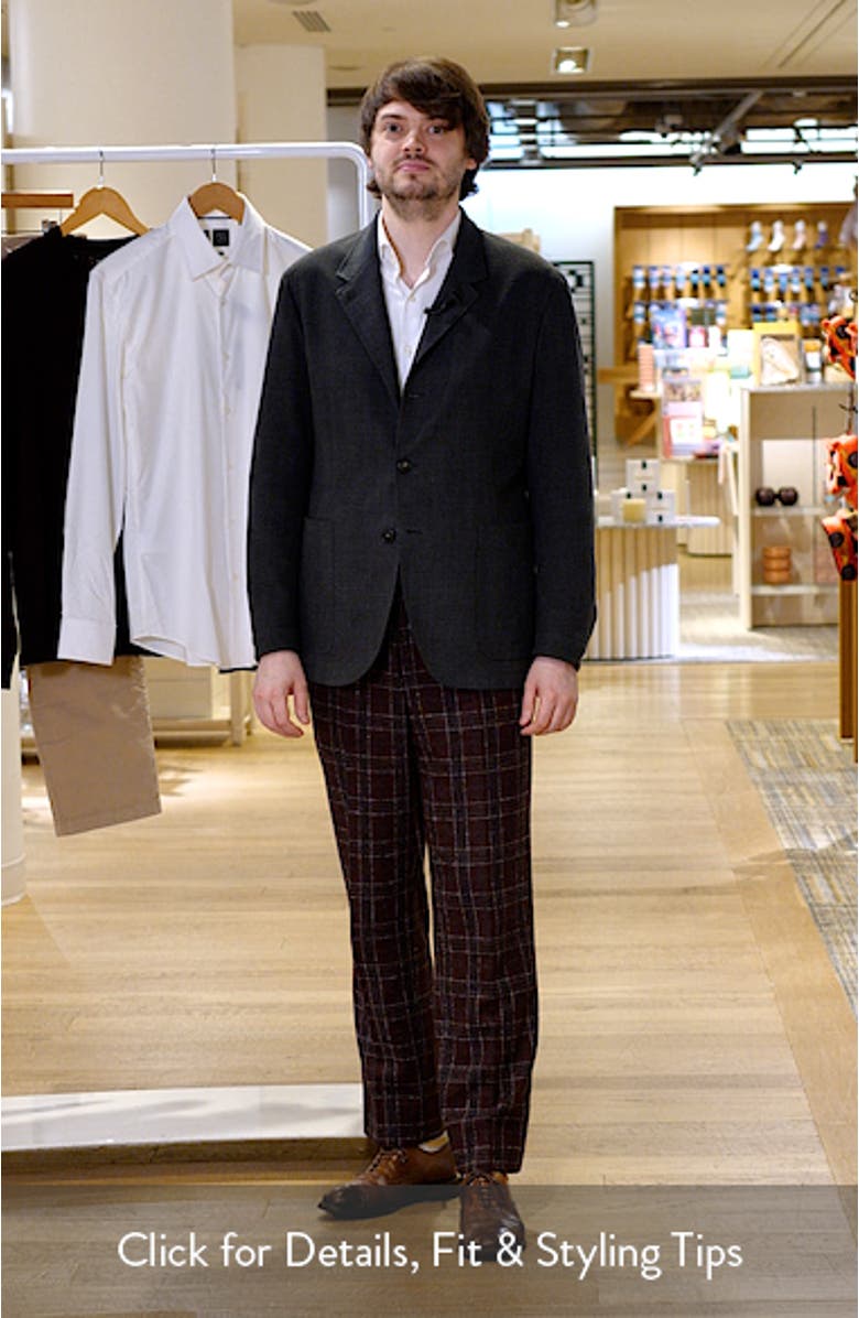 Nuvola Regular Fit Wool Blend Sport Coat, sales video thumbnail