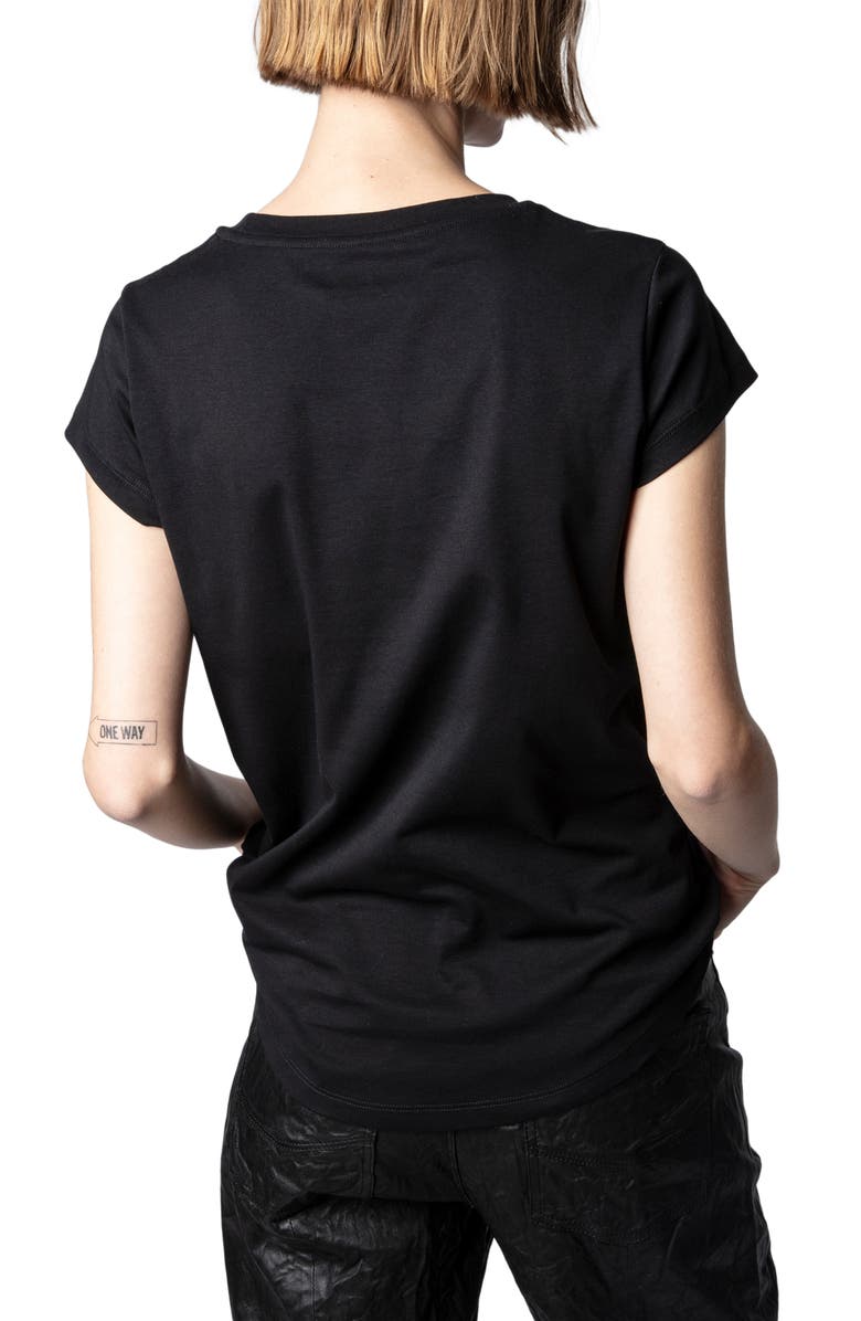 Zadig & Voltaire Amour Toujours Cotton Graphic Tee, Alternate, color, 