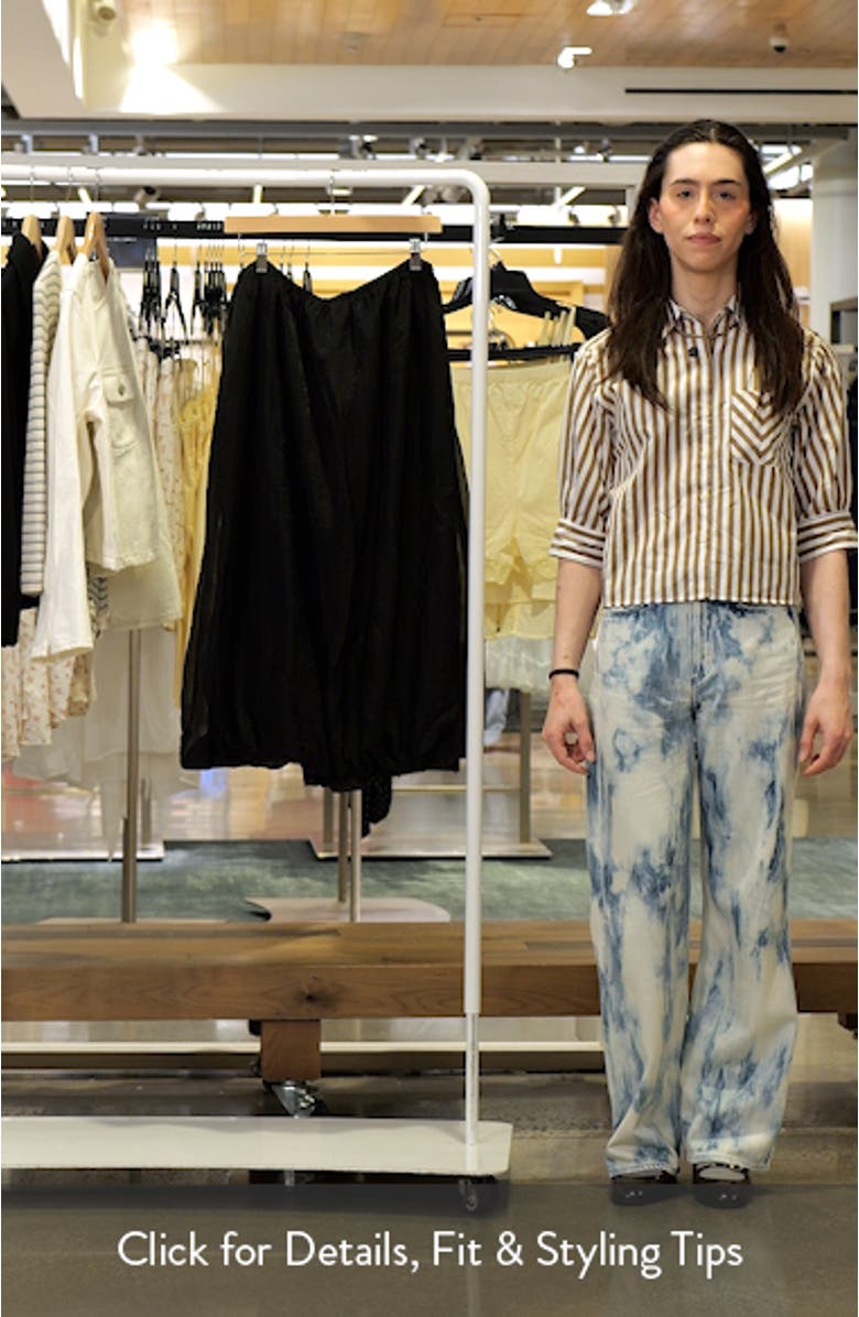 Intuition Bubble Hem Midi Skirt, sales video thumbnail
