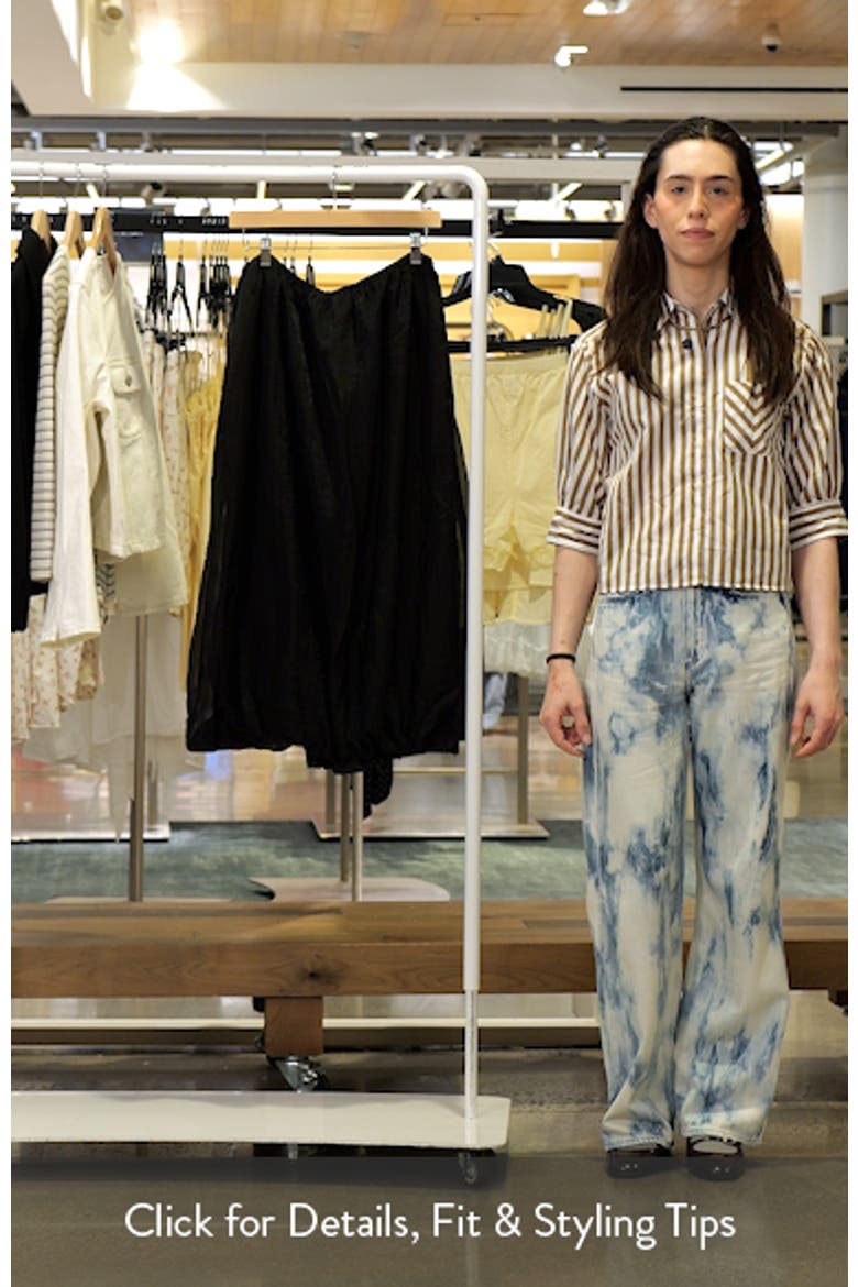 Intuition Bubble Hem Midi Skirt video