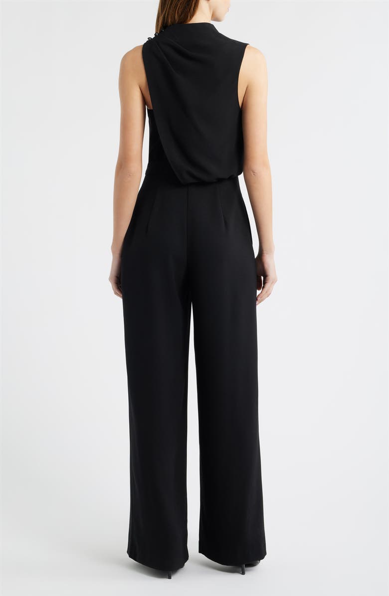Black Halo Floella Asymmetric Jumpsuit, Alternate, color,