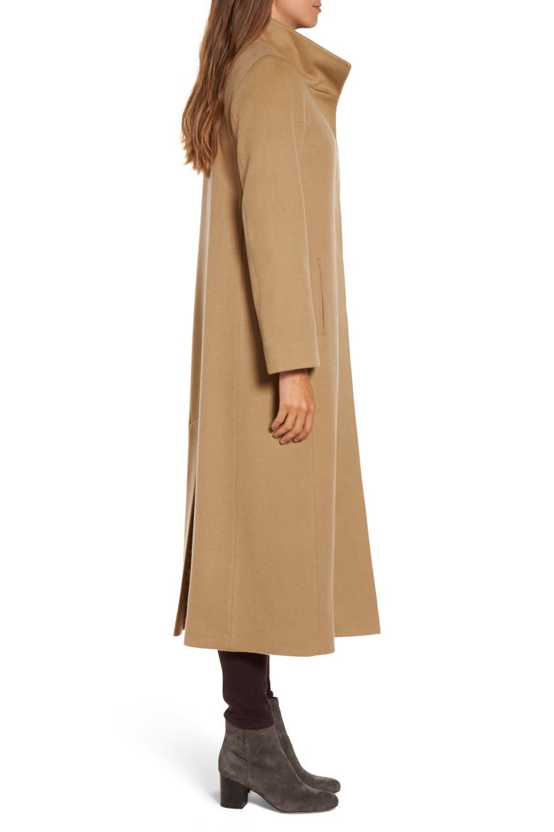 Cashmere Long Coat, Alternate, color, CAMEL