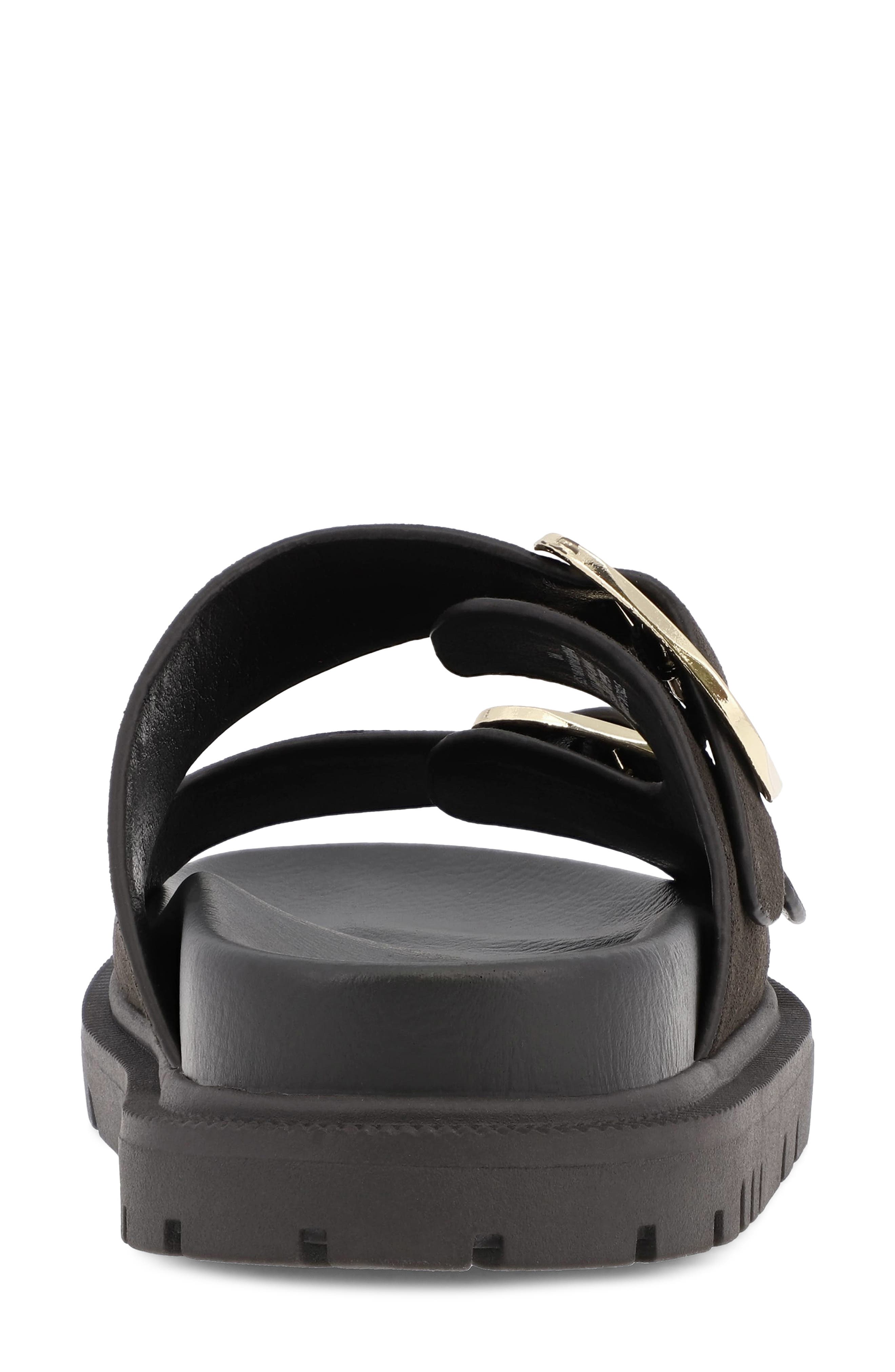 Alttar Slide Sandal, Alternate, color, CHARCOAL