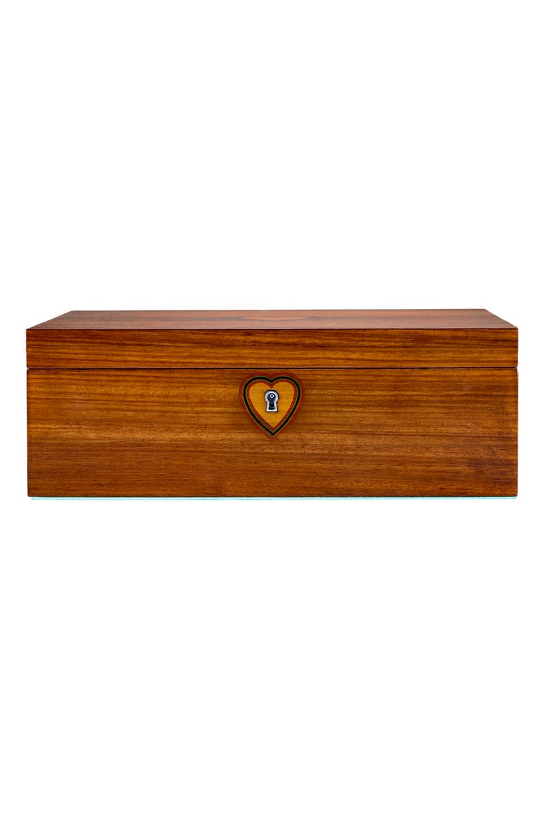 Ballet Musical Jewelry Box, Main, color, Walnut Wood