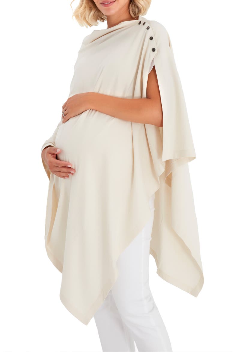 Four in One Multipurpose Supreme Cotton Cape, Alternate, color, BEIGE
