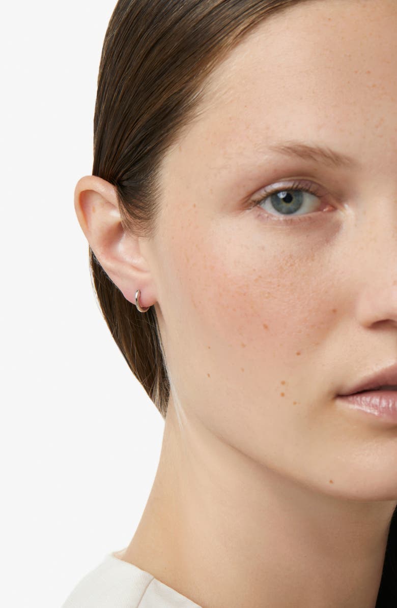 Ana Luisa Sterling Silver Mini Huggie Hoops - Mini Huggie Hoops Silver, Alternate, color, Silver