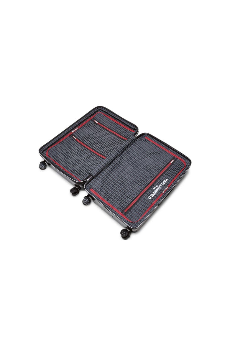 Up in Paris Upright Suitcase, Alternate, color, Black