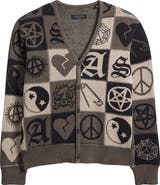 AllSaints Barker Cotton Jacquard Cardigan