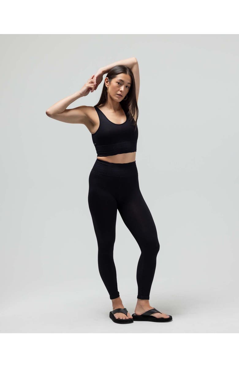 Reformer The Ribbed Legging, Main, color, Black