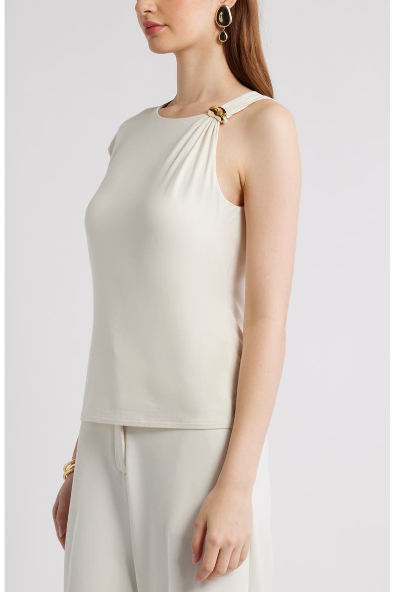 Hardware Accent Asymmetric Top, Alternate, color, IVORY TOFU