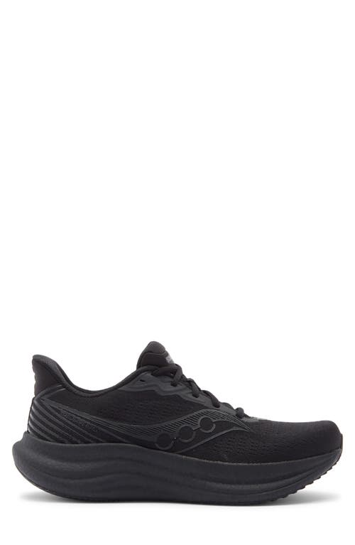Saucony Triumph 23 Running Shoe In Black